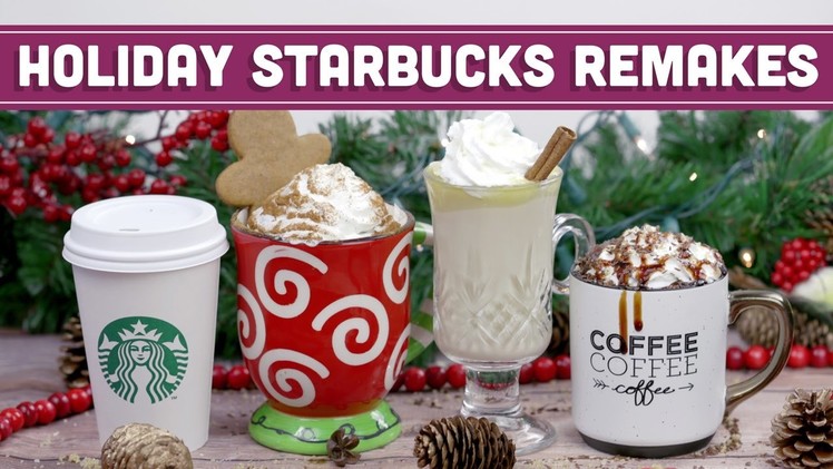 DIY Starbucks Holiday Remakes! Salted Caramel Mocha, Gingerbread Latte & More - Mind Over Munch