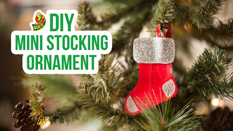 How to Craft a Duck Tape® Mini Stocking Ornament