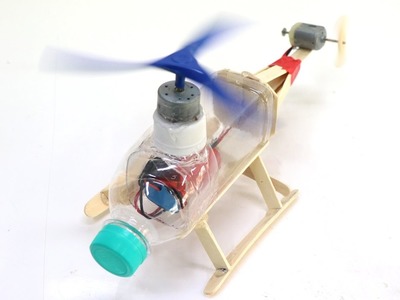 How to make a HELICOPTER using Plastic Bottle