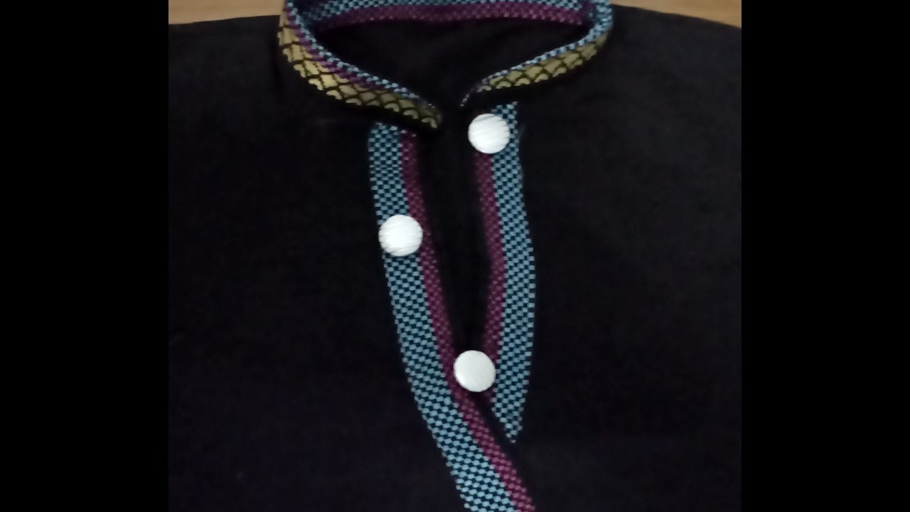 How to make Chinese collar for suit