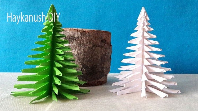 HOW TO MAKE CHRISTMAS TREE WITH PAPER 