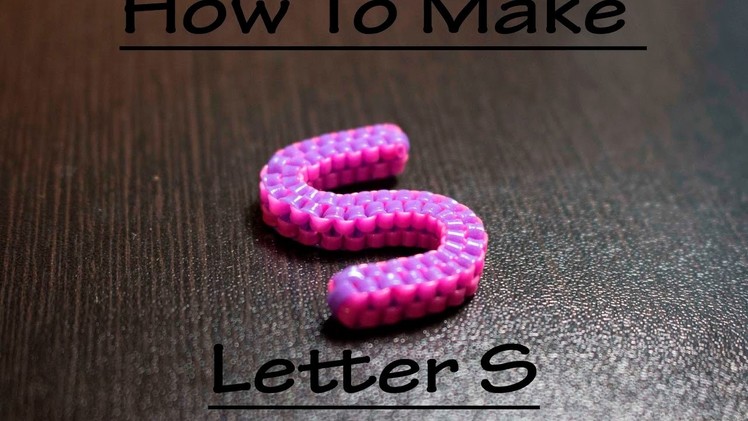How To Make Letter S, C & U Scoobie