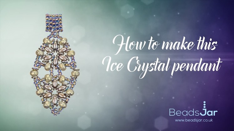 How to make this Ice Crystal pendant | Seed Beads