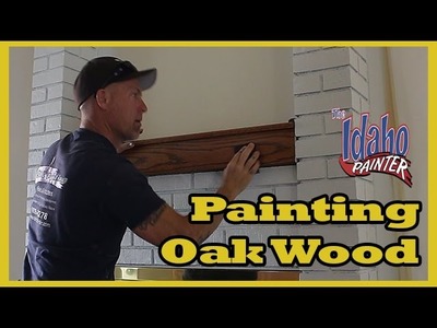 How to paint grainy wood.  Using grain fillers to paint oak cabinets.  Woodworking tips.