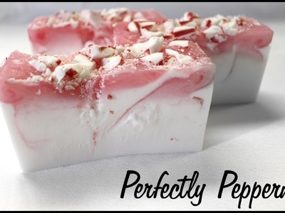 Peppermint Candy Soap DIY ! (Glycerin)