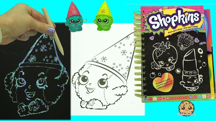 Shopkins Sketch Surprise Scratch Drawing Art Book Scratching Frozen Season 1 SPK