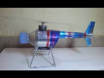 SImple Idea - How to make a Electric Motor Helicopter by Cans at Home - Very Easy