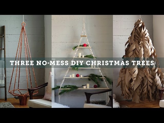 Three No Mess DIY Christmas Trees