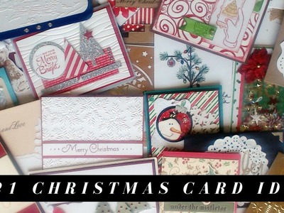 21 Christmas Card Ideas from a Card Swap