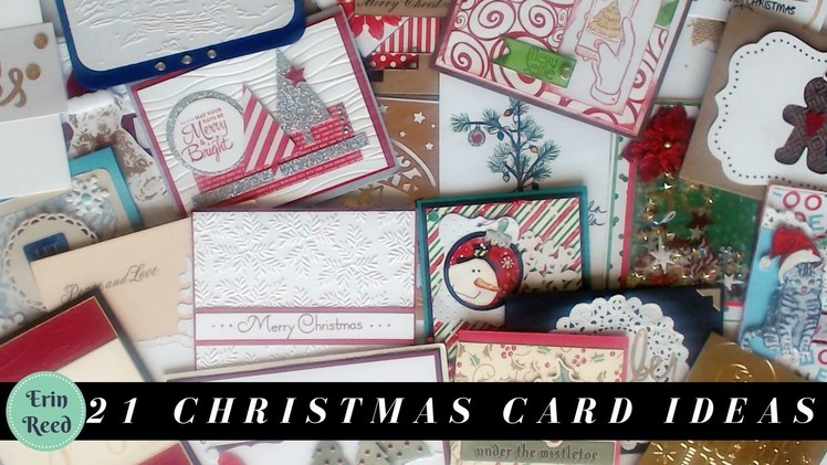 21 Christmas Card Ideas from a Card Swap