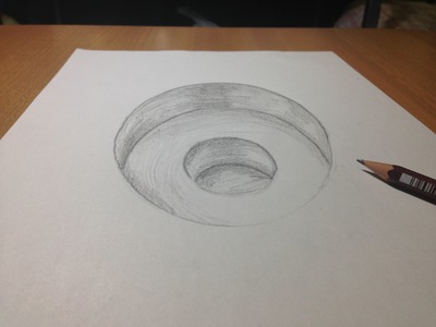 3D Freehand Drawing, 3D Hole - Time Lapse