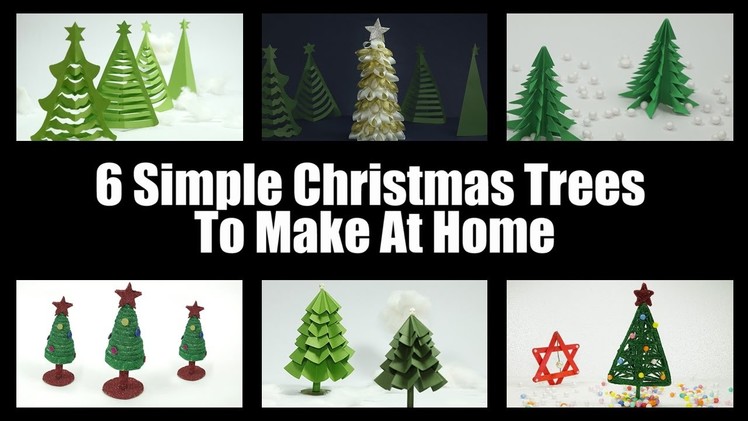 Christmas Tree Ideas- 6 Stunning Christmas Trees That You Can Easily Make At Home