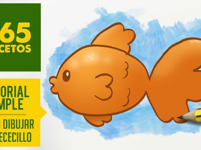 COMO DIBUJAR UN PEZ KAWAII PASO A PASO - Dibujos kawaii faciles - How to draw a fish