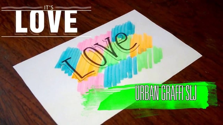 DIBUJOS DE AMOR Como dibujar love facil|  graffiti de amor facil