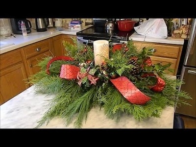 DIY~Christmas Centerpiece