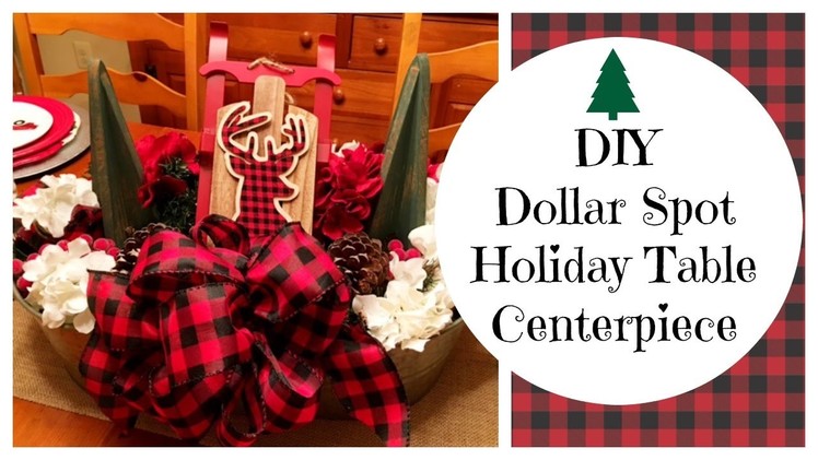 DIY Dollar Spot Holiday Centerpiece