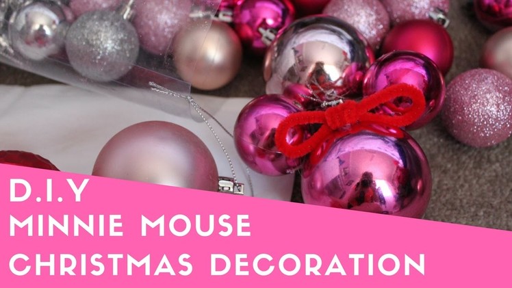 DIY Minnie Mouse Christmas Decoration