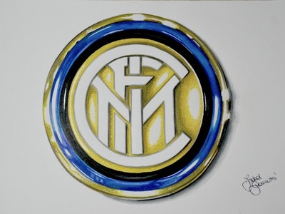 Drawing FC Inter Logo 3D