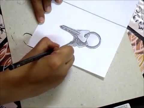 How to draw a 3D Keys