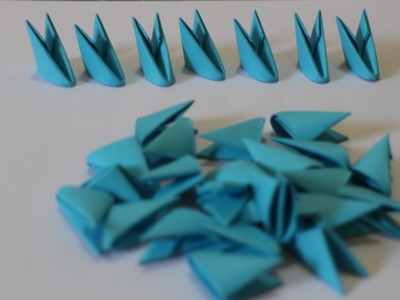 How to Make 3D Origami Basics - Pieces