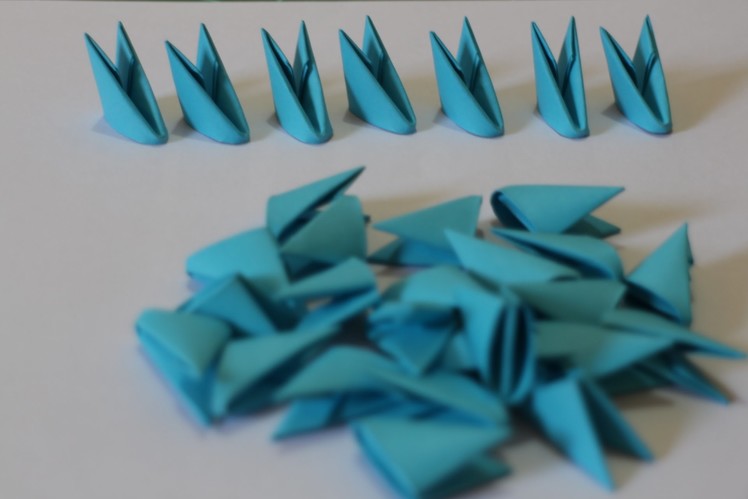 How to Make 3D Origami Basics - Pieces