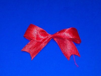 How to make a bowknot (a bow) for 3D origami models