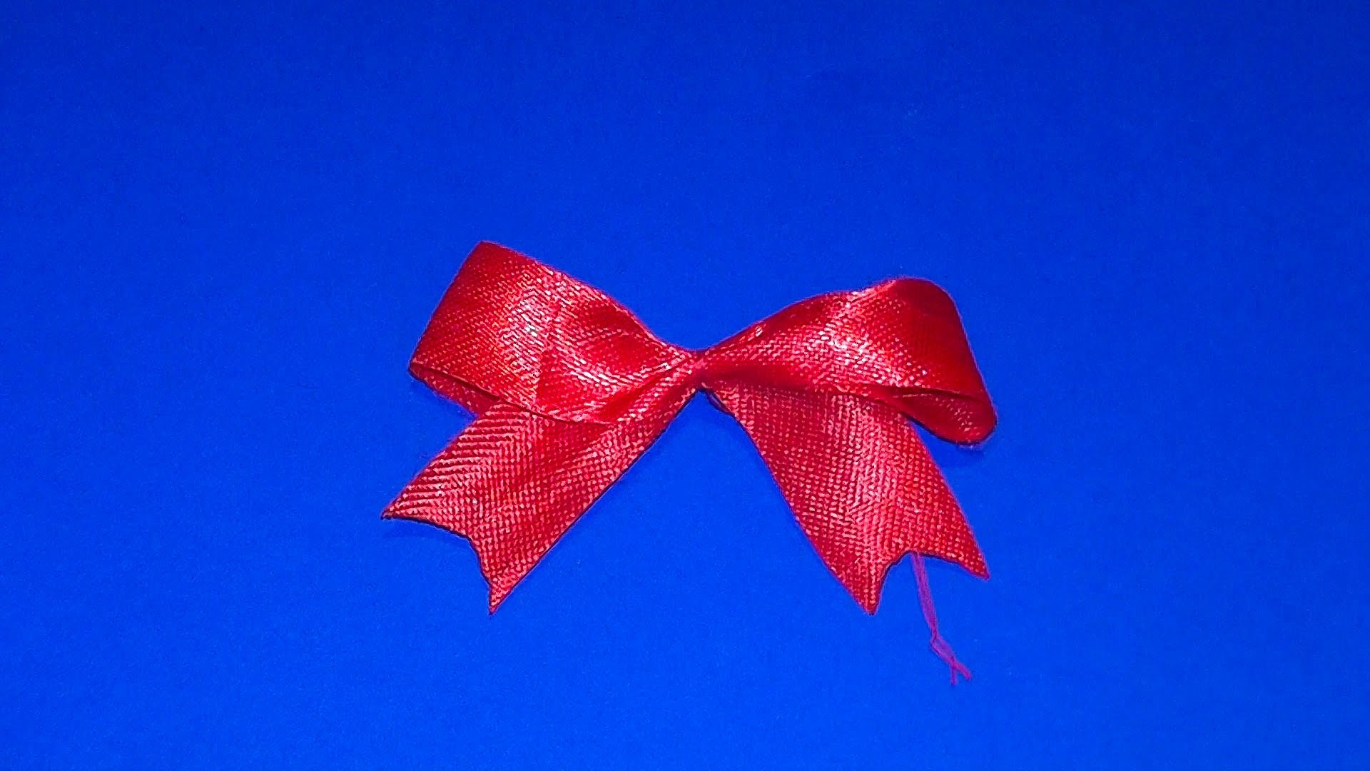 How to make a bowknot (a bow) for 3D origami models