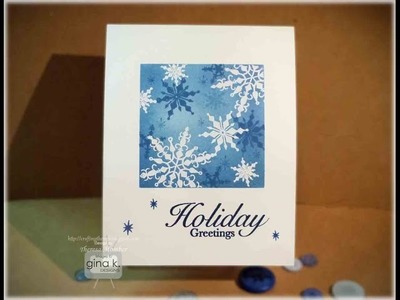 Simply Snowy Christmas Card