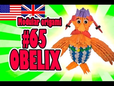 3D MODULAR ORIGAMI #65 OBELIX