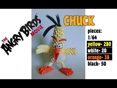 3D ORIGAMI CHUCK ANDGRY BIRDS MOVIE TUTORIAL BY ALEX