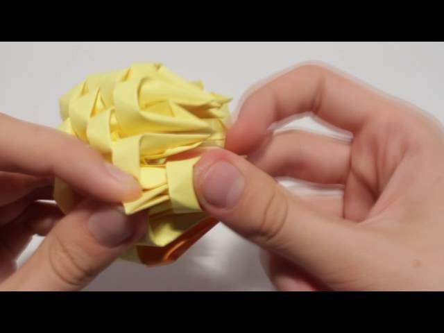 3D Origami Tiny Chick Tutorial