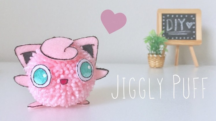 DIY Jiggly Puff Pom Pom character