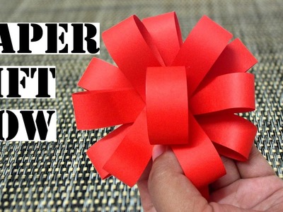 DIY Paper Decorations | Gift Bow | Paper Bow | Super EASY | Paper Crafts