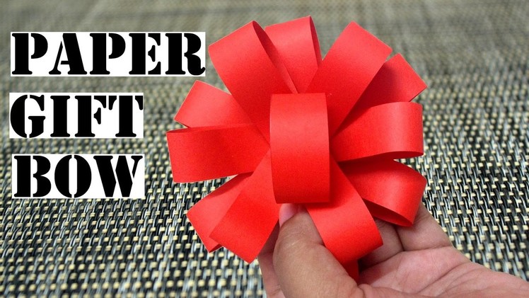 DIY Paper Decorations | Gift Bow | Paper Bow | Super EASY | Paper Crafts