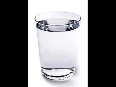 Glass of Water 3D Drawing