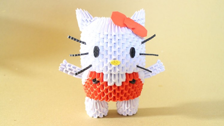How To: 3D Origami Hello Kitty