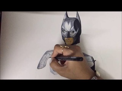 How to draw 3D art, Batman