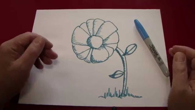 How to draw a beautiful 3d flower