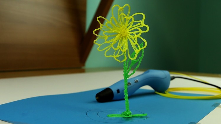 How to Make a 3D Flower - 3D Pen