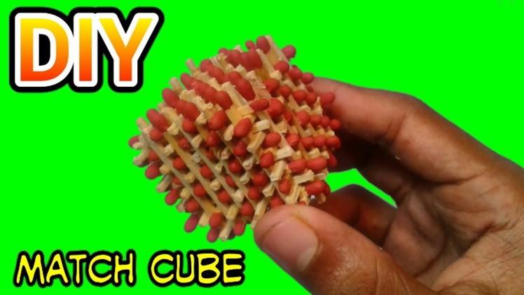 How to Make a Match Cube | DIY Match Cube | Very Easy