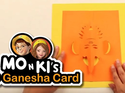 Mo n Ki's 3D Ganesha Card - Worldoo