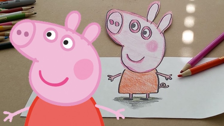 Peppa Pig 3D Drawing
