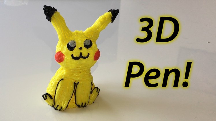 Pikachu 3D Pen Art!