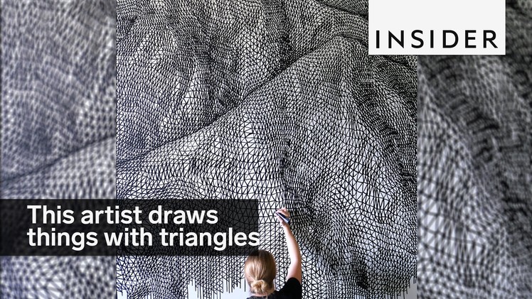 This artist draws 3D landscapes out of triangles
