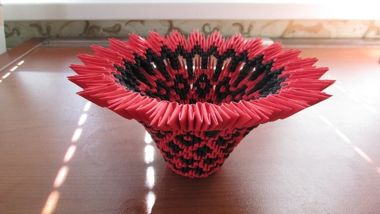 3D Origami Bowl Tutorial
