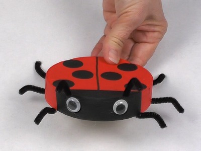 Cheese box Ladybug craft