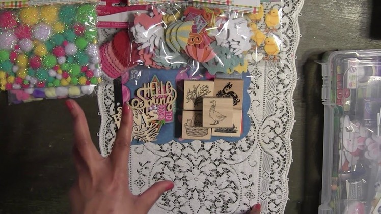 Crafty Easter Haul 2016 Scrapbook and Paper Pad from Michael's Craft Store