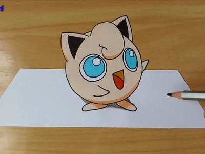 Drawing Pokemon 3D - Jigglypuff