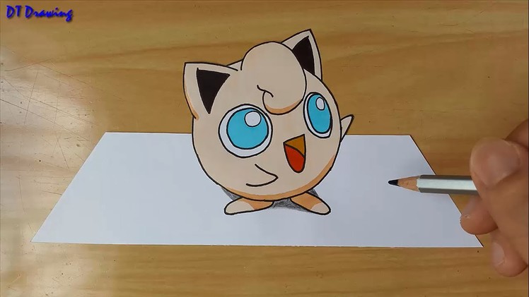Drawing Pokemon 3D - Jigglypuff