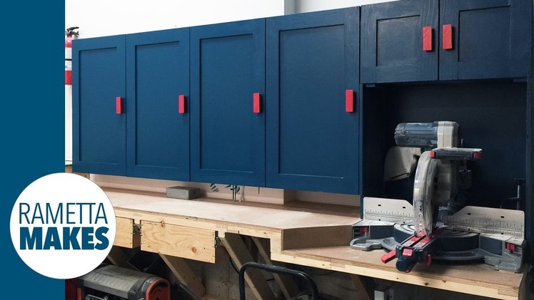 How to Build Workshop Cabinets. DIY Organization